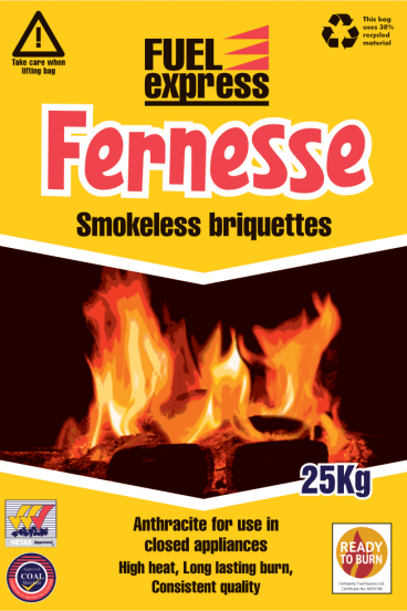 Fernesse smokeless briquettes