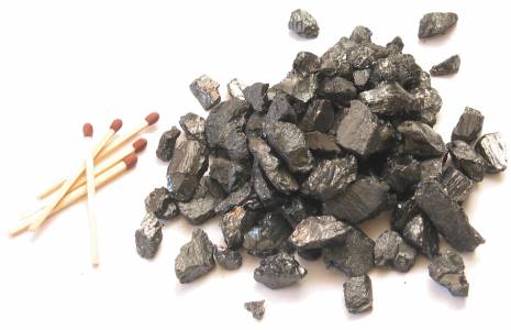 Anthracite grains