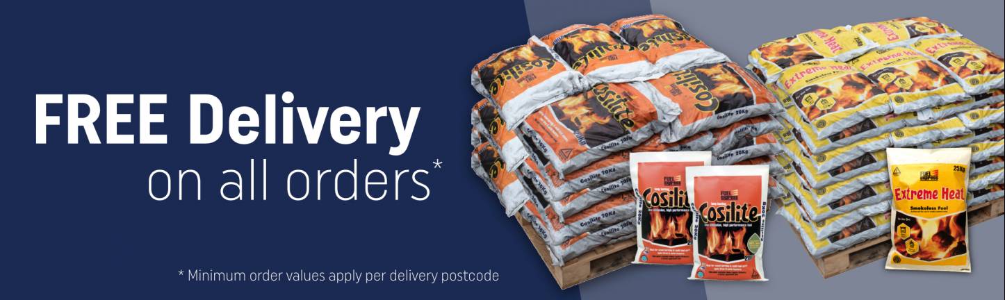 Free delivery on logs and smokeless coal